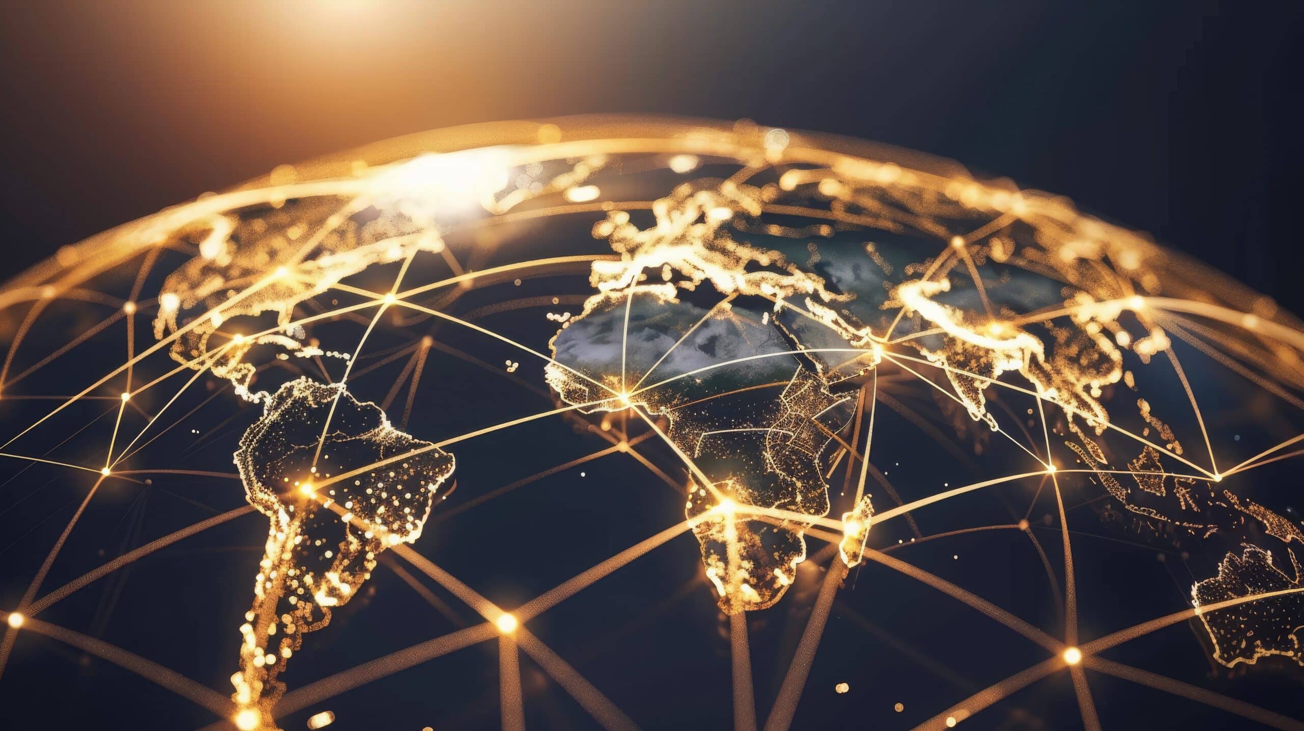 Global economic news feed, uptotheminute, direct light, worldwide financial events low noise